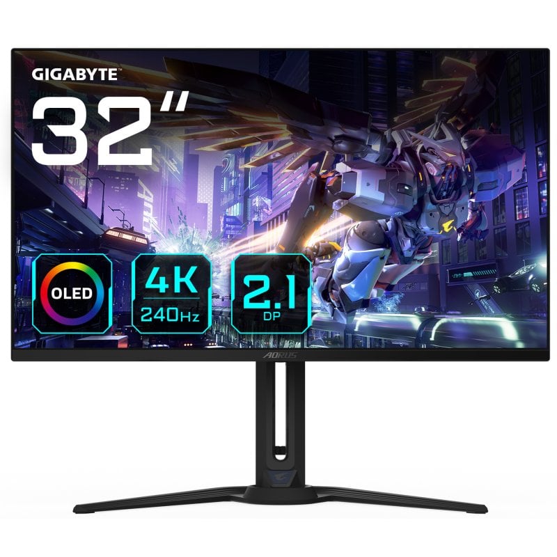 Gigabyte AORUS FO32U2P 31.5" QD-OLED UltraHD 4K 240Hz FreeSync Premium