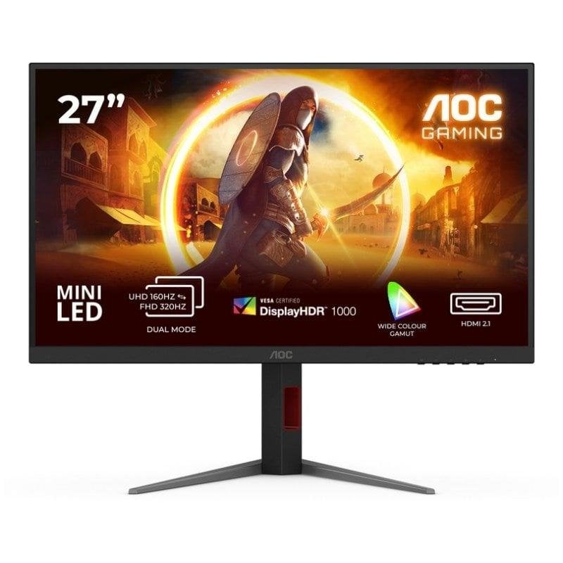 Monitor AOC U27G4XM 27" UltraHD 4K 160Hz Fast IPS MiniLED HDR1000 1ms