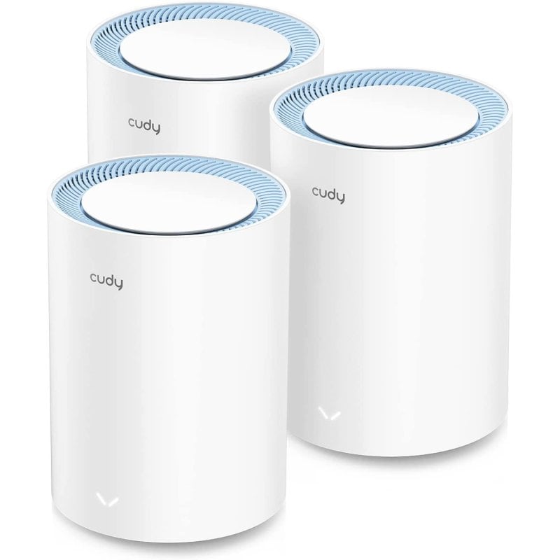 Cudy M1200 Pack de 3 Sistema Wi-Fi en Malla Doble banda AC1200