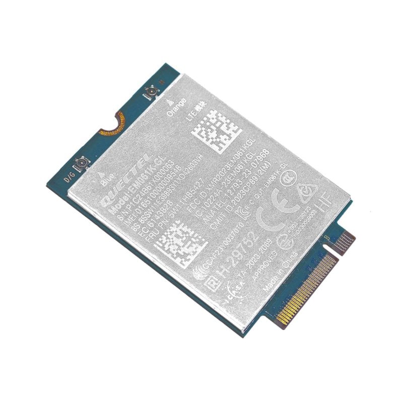 Tarjeta de Red Lenovo 4XC1Q24438 M.2 4G WWAN Wireless Interna para Notebook