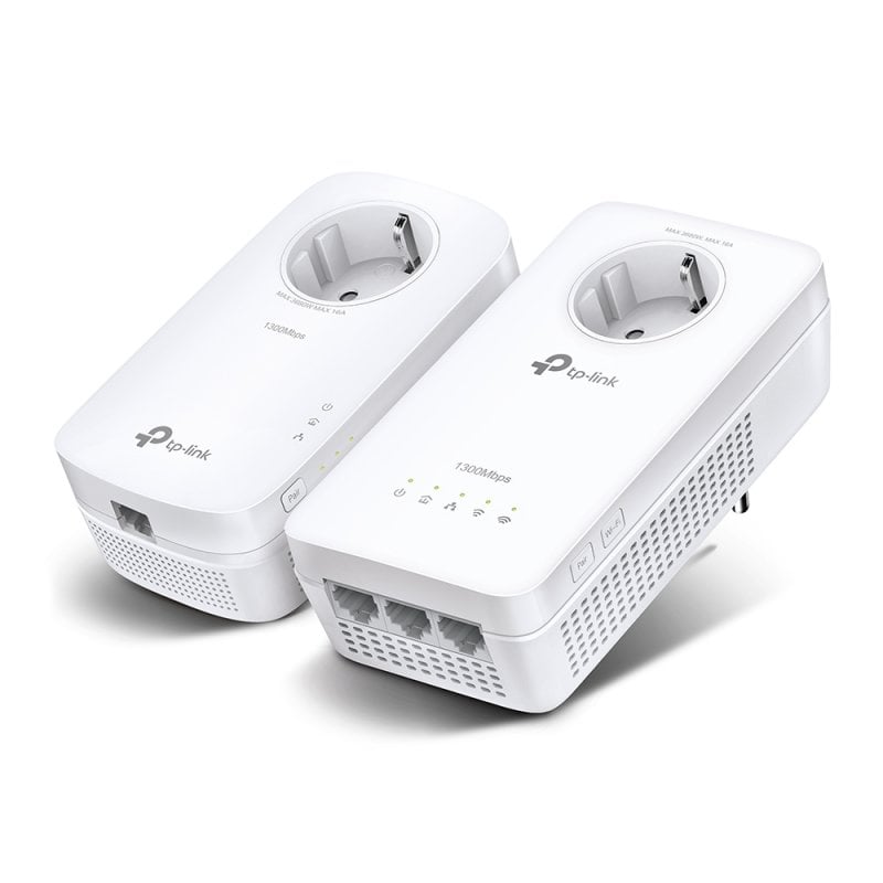 TP-Link TL-WPA8631P KIT PLC Powerline Red Eléctrica AV1000 + WiFi AC1300 Puerto Gigabit con Enchufe