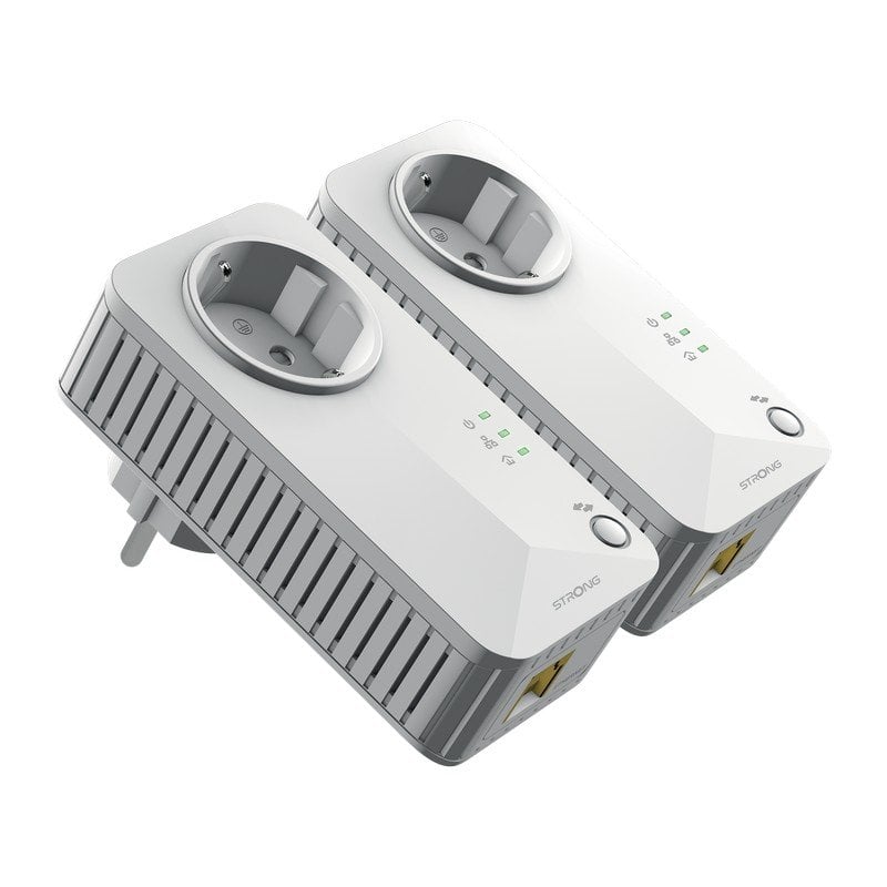 Strong Kit de 2 Adaptadores Powerline 600 Mbit/s
