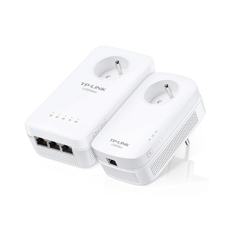 Adaptador de red PowerLine TP-Link AV1300 Kit 2 unidades Wi-Fi 5 Gigabit