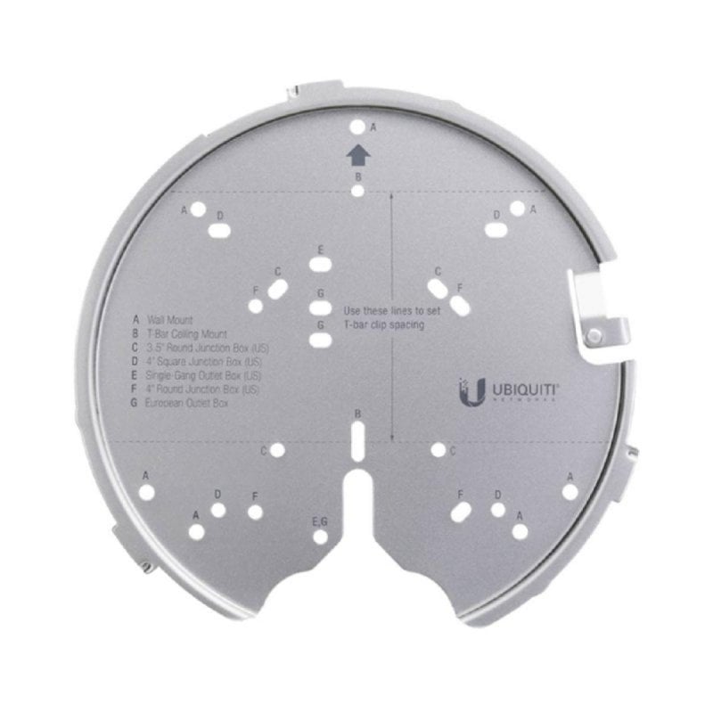 Soporte de Montaje Ubiquiti U-PRO-MP Aluminio Compatible UniFi U7-Pro/U6-Enterprise/U6-Pro