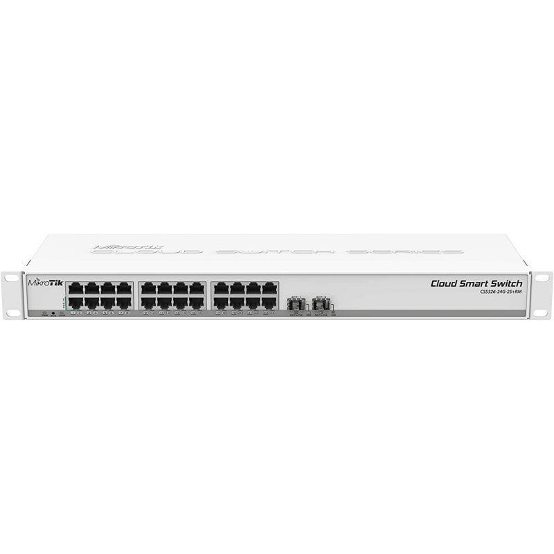 MikroTik CSS326-24G-2S+RM Switch 24 portas Gigabit + 2 SFP+