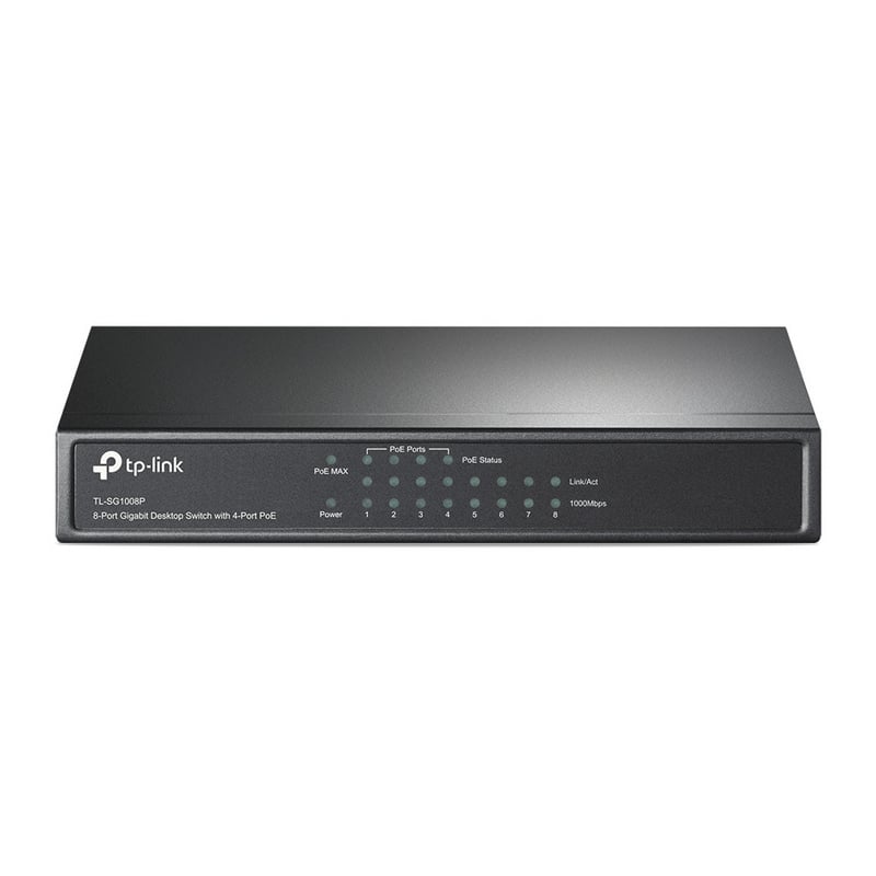 TP-Link TL-SG1008P Switch de Escritorio 8 Puertos Gigabit con 4 Puertos PoE