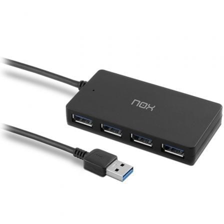 Hub NOX 4 puertos USB 3.0 10 Mbit/s modelo Lite Hub One compacto