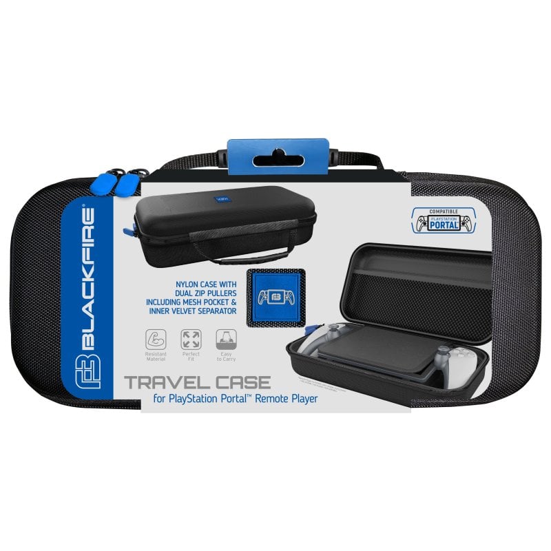 Blackfire Nylon Travel Case Bolsa de transporte compatível com PS5 Portal Remote Player