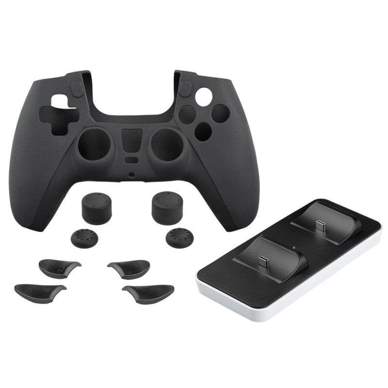 Indeca Controller PREMIUM PACK Carregador e acessórios para PS5 USB-C preto