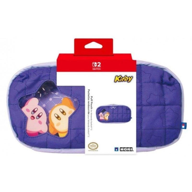 Hori Puff Pouch Bolsa acolchoada Kirby e Waddle Dee para Nintendo Switch 2