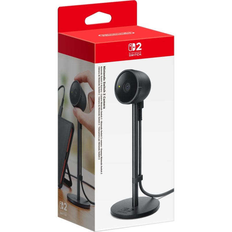 Caméra HD Nintendo Switch 2 avec microphone intégré et connexion USB-C
