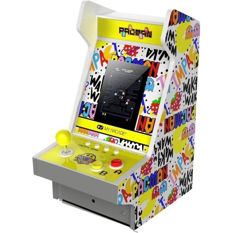 DreamGear Mighty Player Pac-Man portable retro console, 3.5" screen, yellow