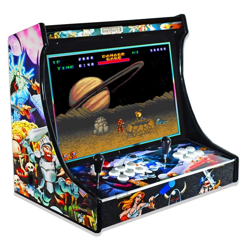 UnicView Bartop Arcade 22" con joystick arcade e 6 pulsanti di gioco + gettoniera
