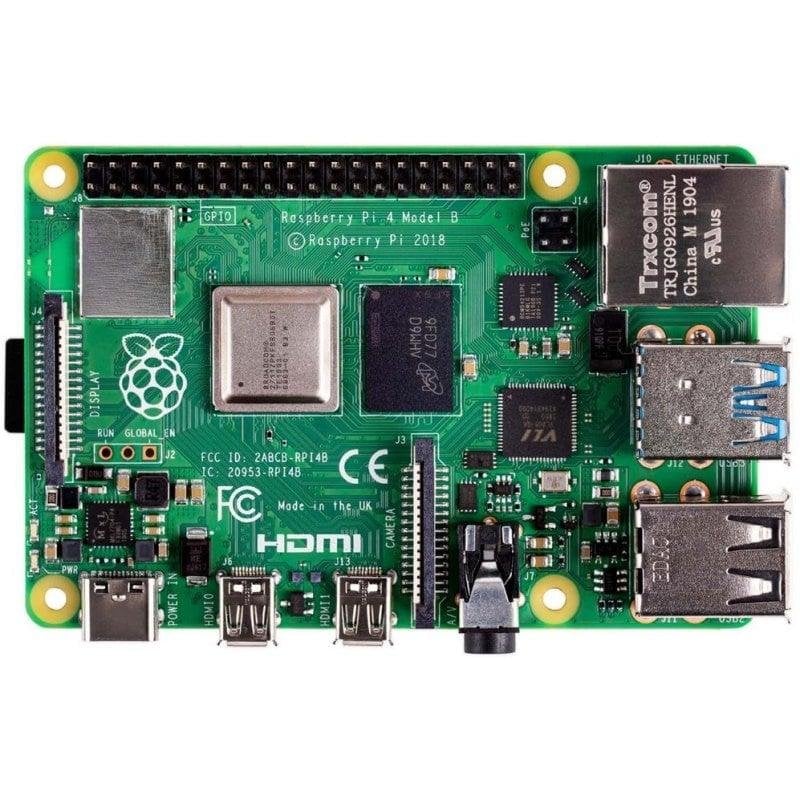 Placa Base Raspberry Pi 4 Model B 4GB Wi-Fi Bluetooth USB 3.0 Gigabit Ethernet
