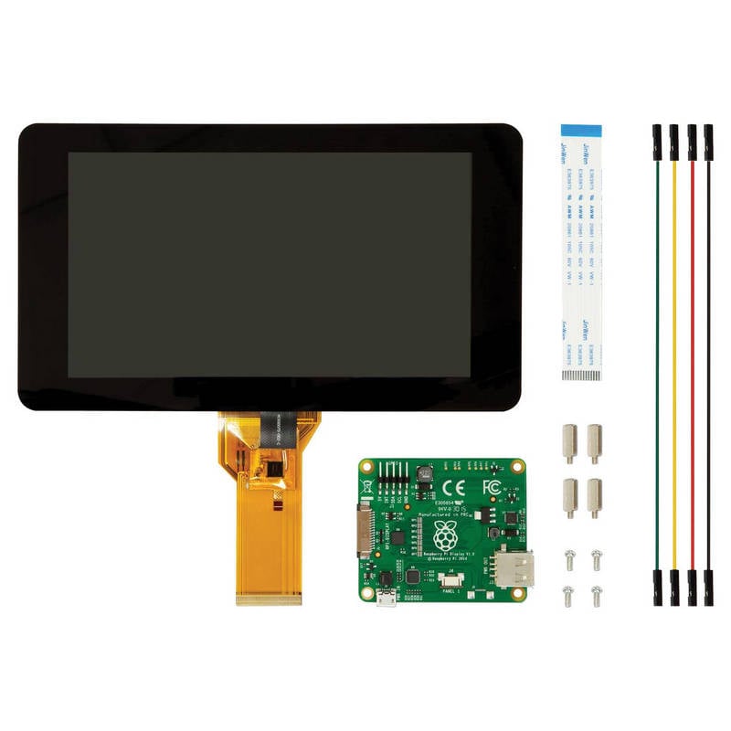 Touchscreen LCD Raspberry da 7" per Pi
