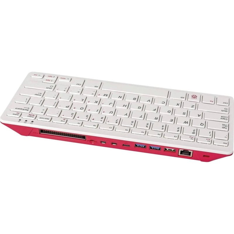 Raspberry Pi 400 Mini PC 4GB Teclado integrado compacto Blanco