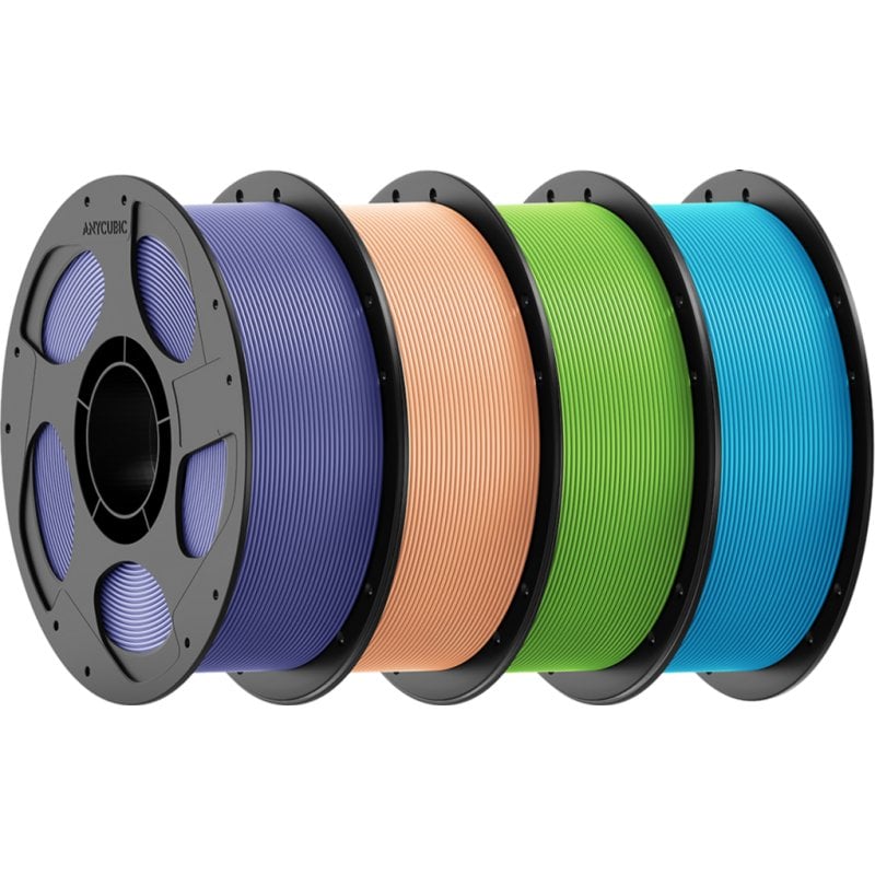 Filamento para impresora 3D Anycubic Pantone PLA 4 Colores Diámetro 1,75mm RFID 1kg/carrete