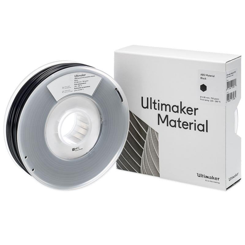 Filamento ABS Ultimaker ULTIMAKER ABS NOIR 2,85 mm Negro 750 g original