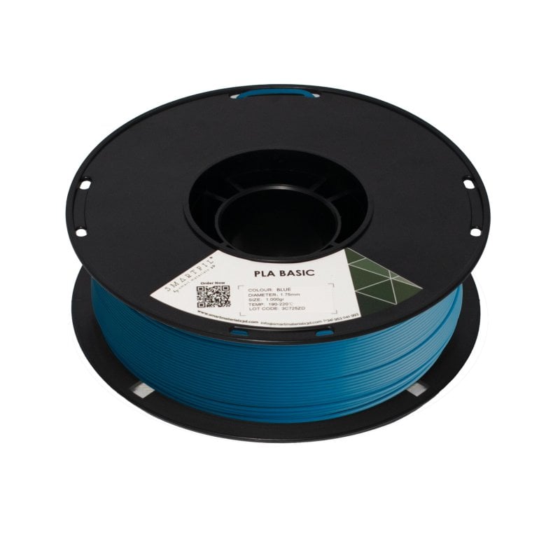 Smartfil PLA Basic Polylactic Acid 3D Printing Filament Spool 1Kg 1.75mm Blue