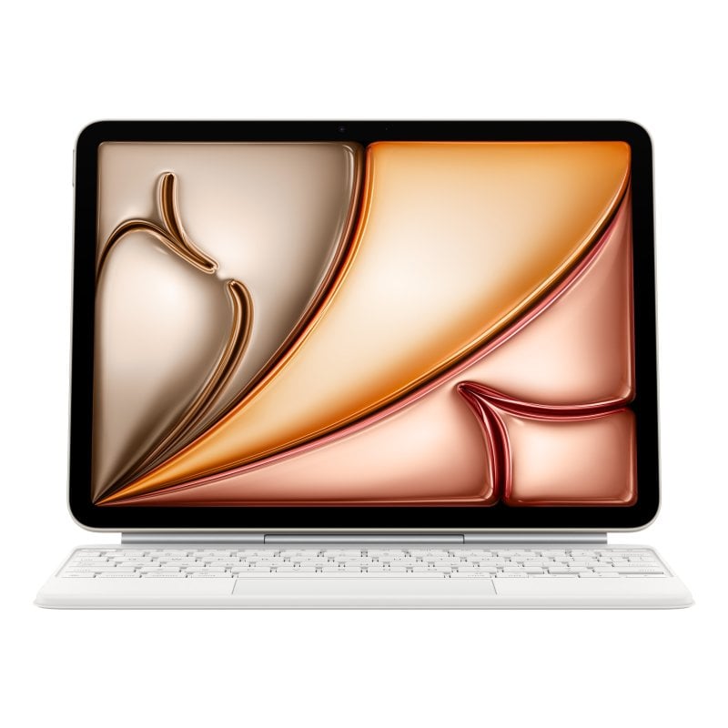 Apple Magic Keyboard Case with Spanish Keyboard for 11-inch iPad Air (M3), White