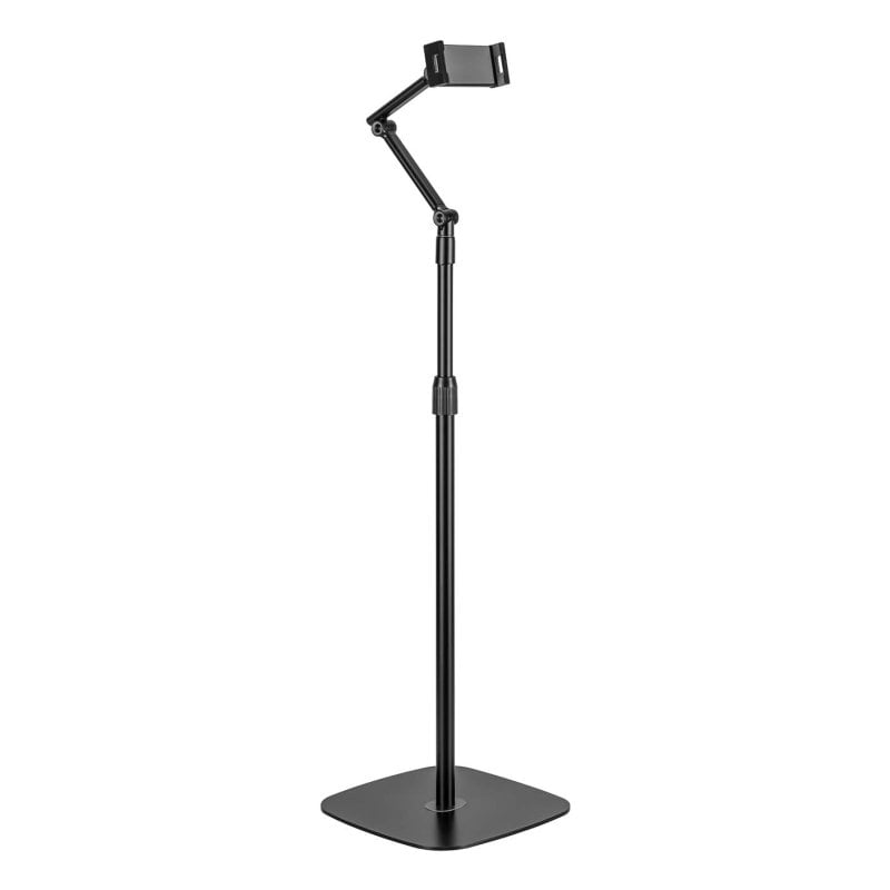 Aisens MSF3P-301 Black Floor Stand with Swivel, Tilt and Adjustable Height