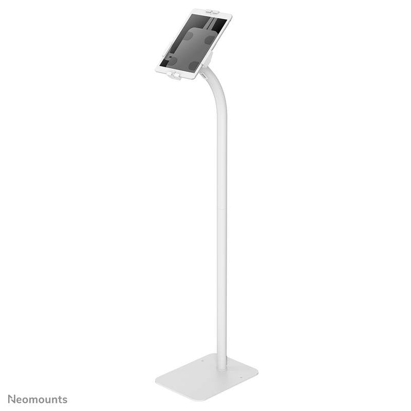 Support de sol Neomounts FL15-625WH1 blanc pour tablettes 7,9-11", rotation 360°