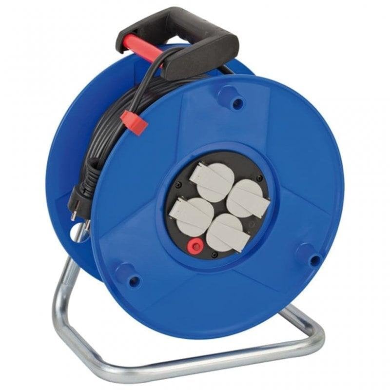 Brennenstuhl Garant Enrrollacables 4 Tomas 50m Azul