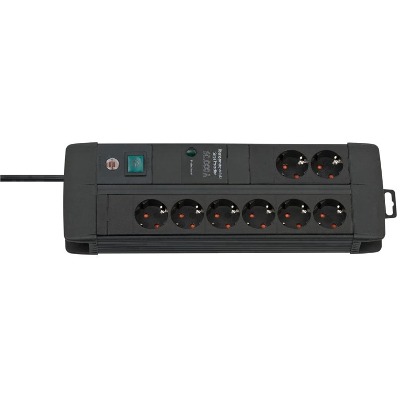 Regleta Brennenstuhl 8 Tomas con Protección Infantil y Sobretensión