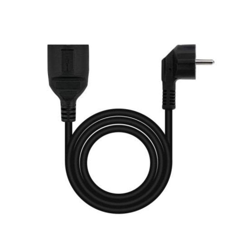 Cable alargador Nanocable 10.22.0605-BK 5m Schuko macho-hembra 1.5mm² 4000W Negro