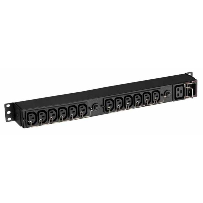 Regleta Eaton EFLX12I 13 Tomas Monofásica Rack 1U Negra Horizontal/Vertical