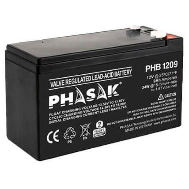 Batterie pour onduleur Phasak PHB 1209 9Ah 12V