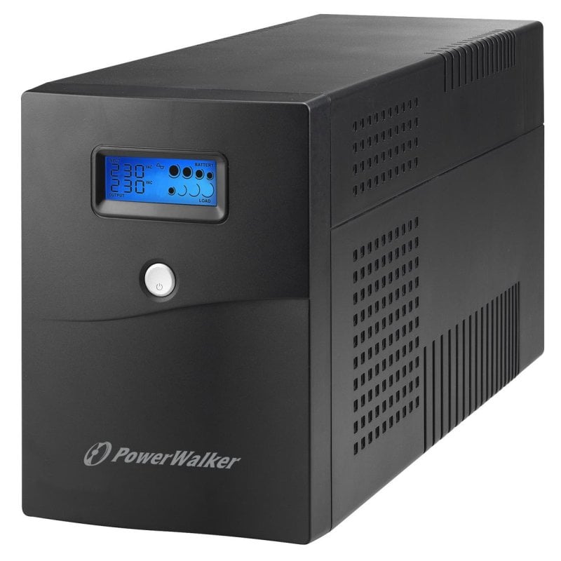 Sai PowerWalker 3000 VA Batería 12 V 9 Ah 6 h Autonomía LCD Protección Sobrecargas