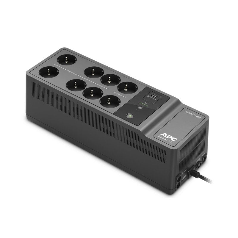 APC Back-UPS Power Strip 650VA 400W 1 USB Port
