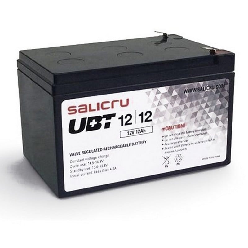 Salicru UBT 12/12 Batería para SAI/UPS 12aH 12v
