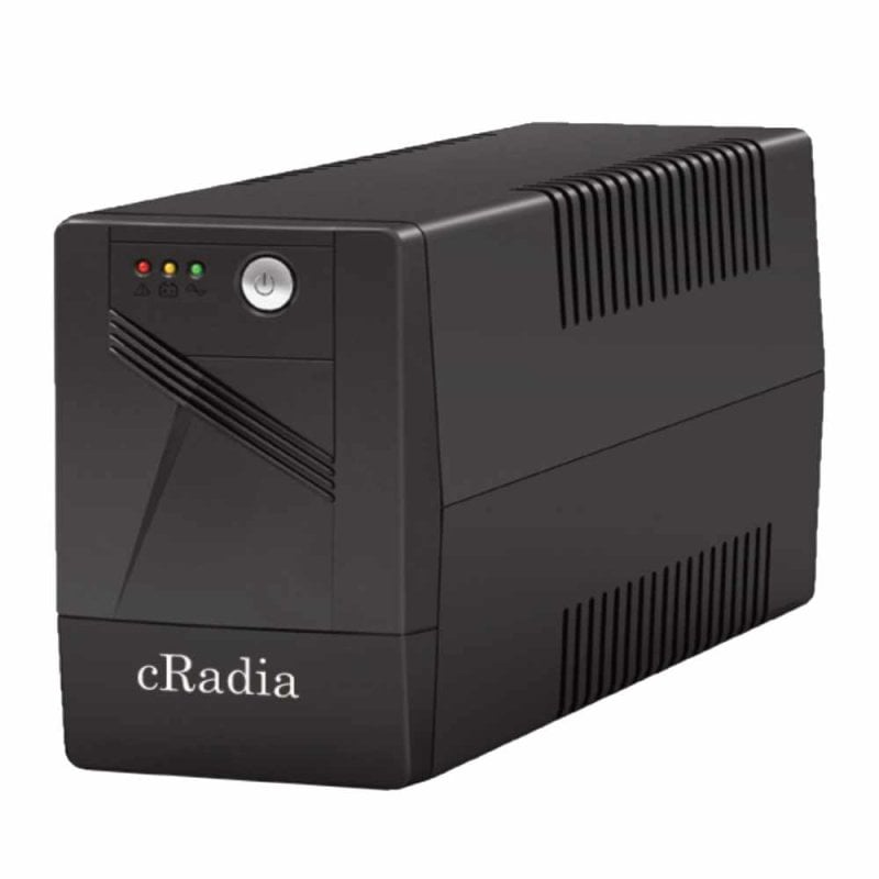 Cradia London SAI Interactivo 1020 VA con 2 Salidas AC Schuko