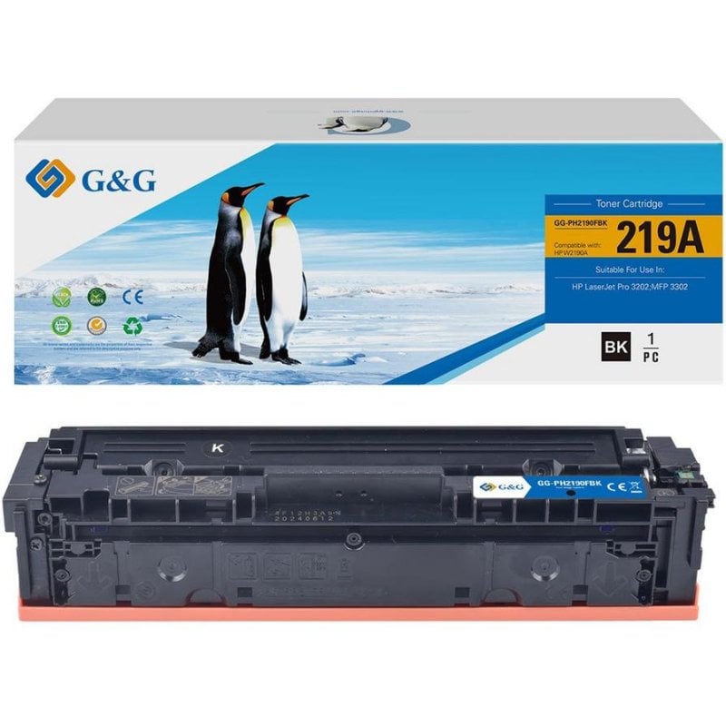 G&G Cartuccia toner compatibile HP 219A 1300 pagine nera
