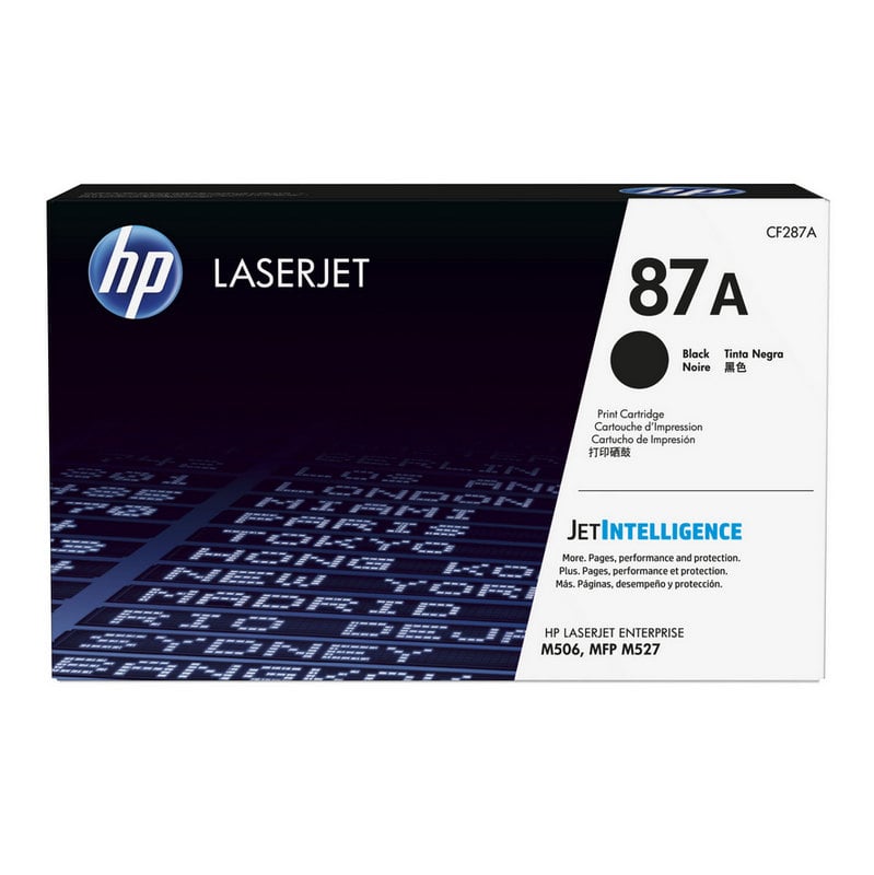 HP 87A Tóner Original LaserJet Negro