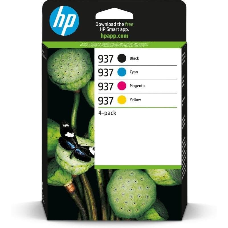 Cartucho de Titan Original HP 937 Multipack Negro/Cian/Magenta/Amarillo