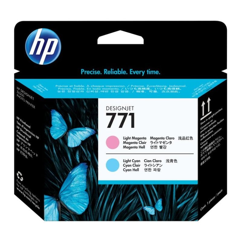 Testina di stampa HP DesignJet 771 magenta chiaro/ciano chiaro