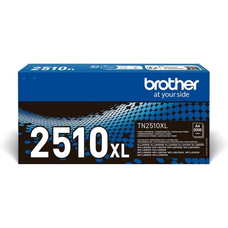 Toner noir Brother TN-2510XL d’origine