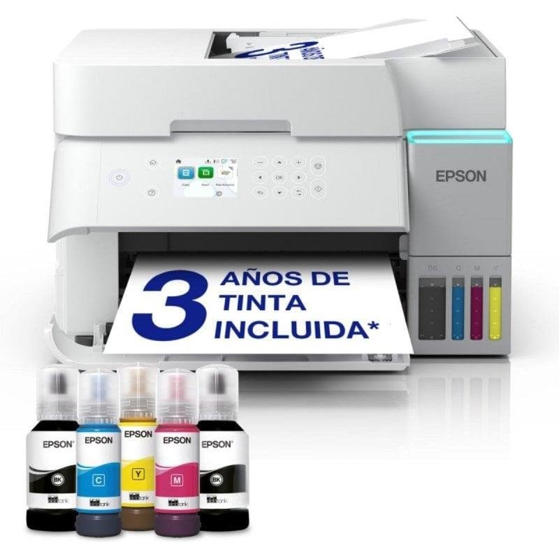 Impresora multifunción Epson EcoTank ET-3956 WiFi con depósitos rellenables y hasta 3 años de tinta