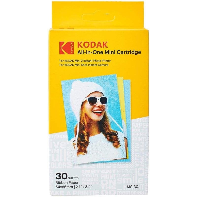 Kodak ICRG230 Set mit Kartusche und 30 Blatt Fotopapier, 5,3 x 8,6 cm