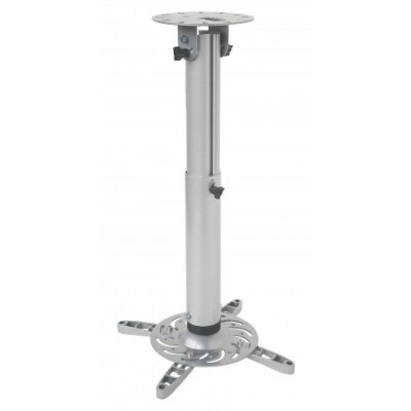 Montaje de techo Techly 301580 para proyectores 15 kg Plata 500-770 mm