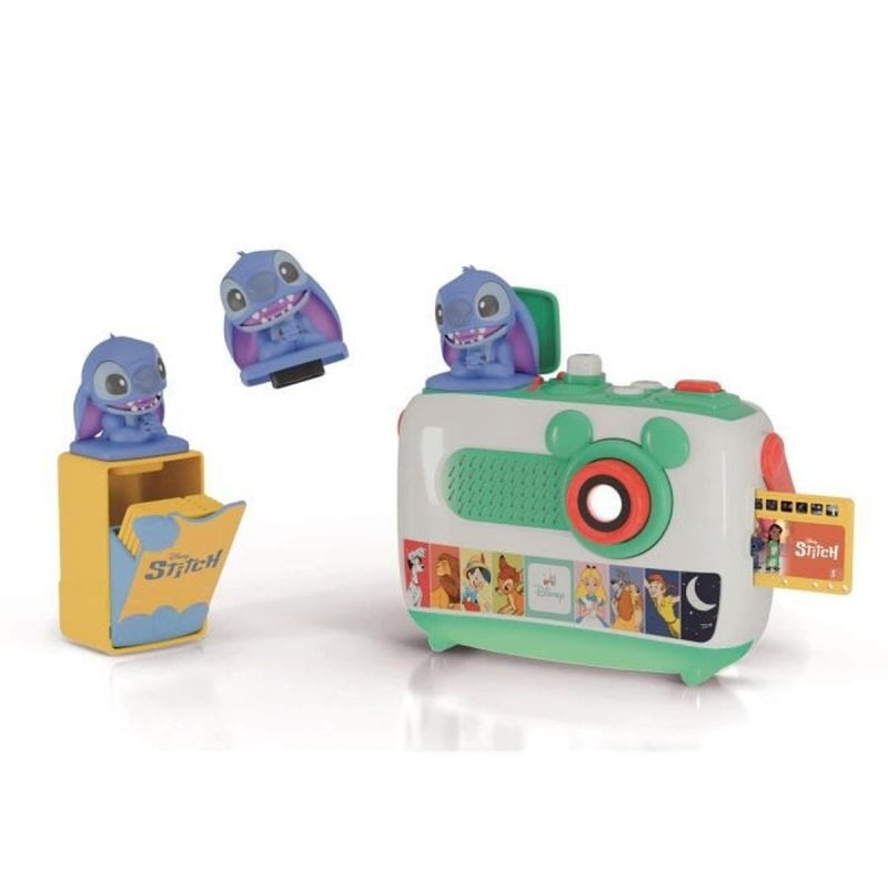 Clementoni Stitch Story Cards — pack de 5 cartuchos de histórias ilustradas para Disney Plus Projector & Storyteller 2.0 (apenas projetor Disney), +3 anos
