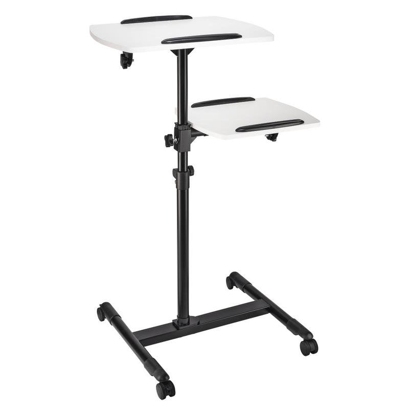 Hama Projector Table with Two Adjustable Platforms and Castors