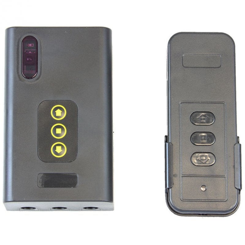Kimex Set Receptor + Telemando Infrarrojo IR Negro
