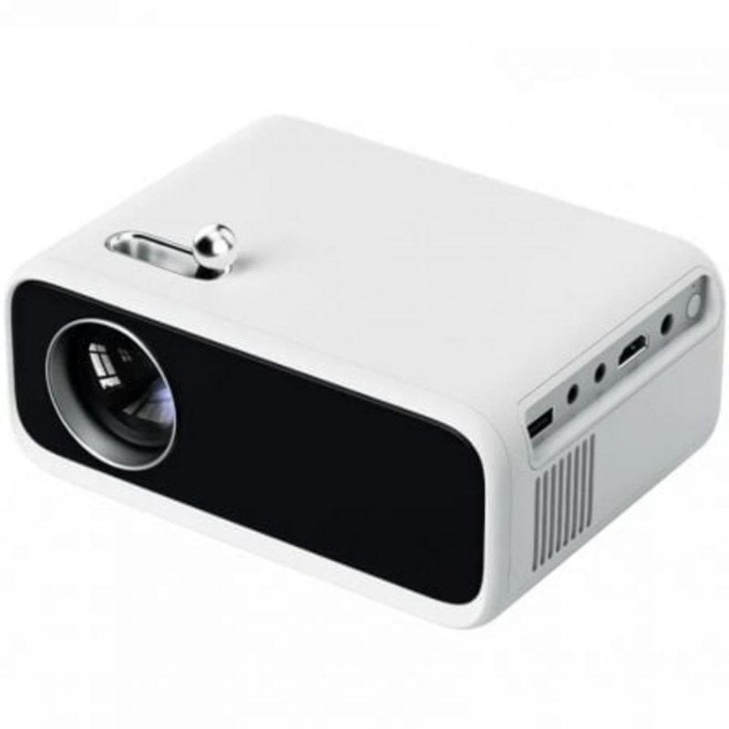 Proyector Wanbo HD 250 lúmenes LCD Mini Pro Portátil Bluetooth HDMI Blanco
