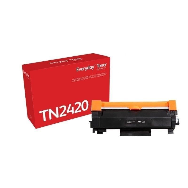 Toner monocromatico compatibile Xerox per Brother TN2420 ad alta capacità