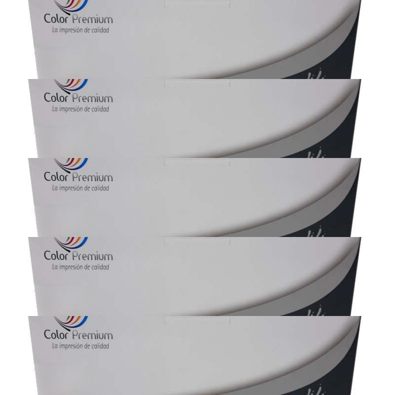 Color Premium Tóner Compatible con Brother TN2420/TN2410 Negro Pack 5 Unidades