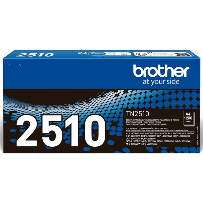 Tóner Original Brother TN2510 Negro